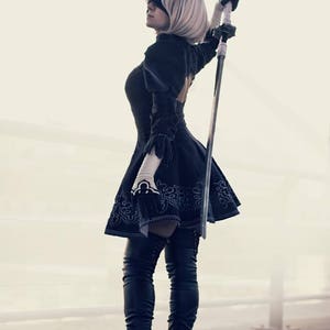 2b Nier Automata cosplay custom made costume dress image 6