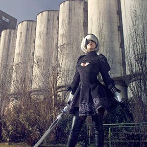 2b Nier Automata cosplay custom made costume dress image 7