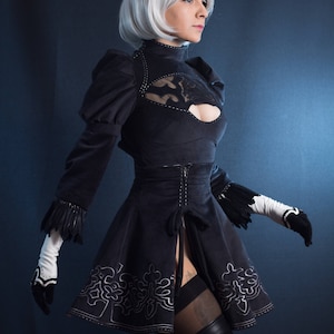 2b Nier Automata cosplay custom made costume dress image 1