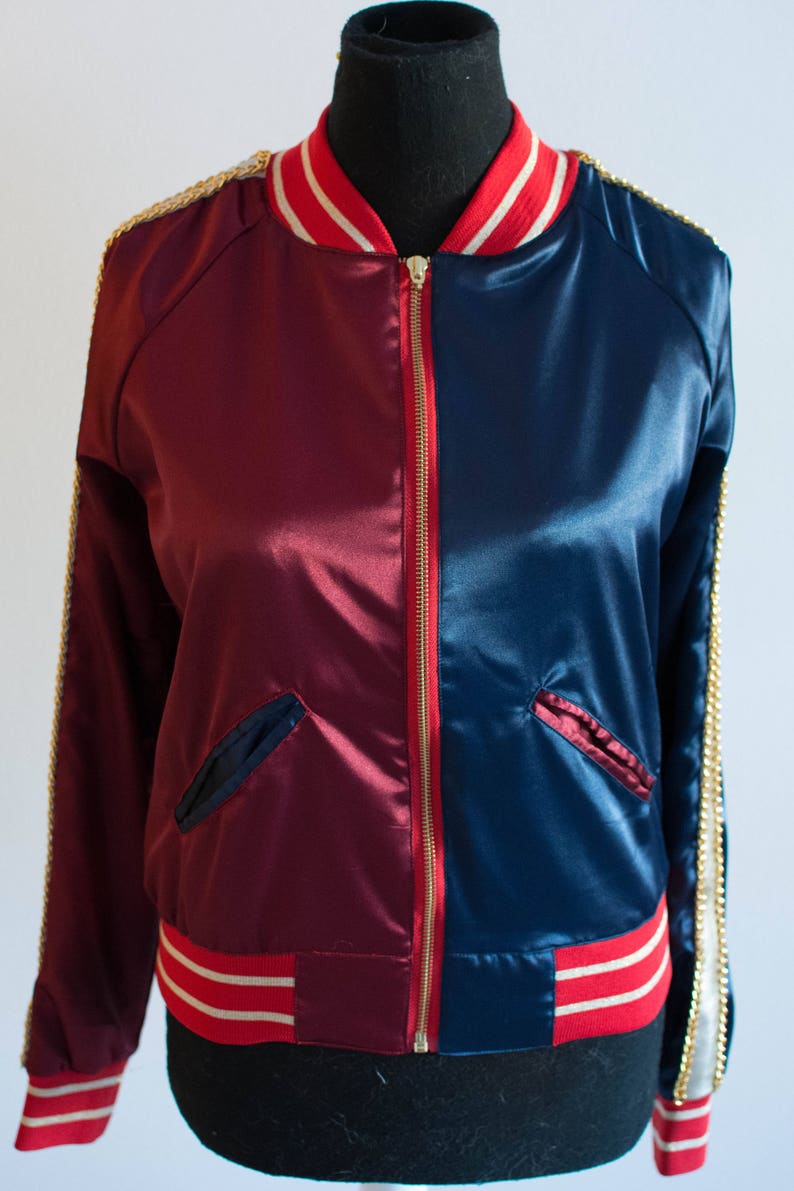 Harley Quinn Suicide Squad Embroidered Jacket Cosplay Custom | Etsy