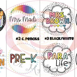 Teacher Lanyard, Teacher Gift, Custom Badge Lanyard, Personalized Teacher Lanyard, Lanyard with Name, Beaded Lanyard, Teacher ID Badge image 5