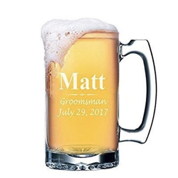 Etched Beer Mugs Etsy