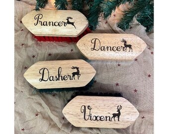 Custom Equestrian Brush Set Stocking Stuffers, **LIMITED CHRISTMAS SPECIAL**, Equestrian Gift Set, Horse Lover Gifts, Christmas Gifts