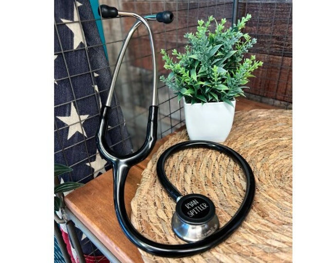 Custom Engraved Littmann Stethoscope Personalized 3M Littmann Classic III Stethoscope, Customized
