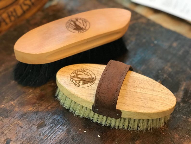 Personalized Equestrian Horse Brush Set two three or four Etsy