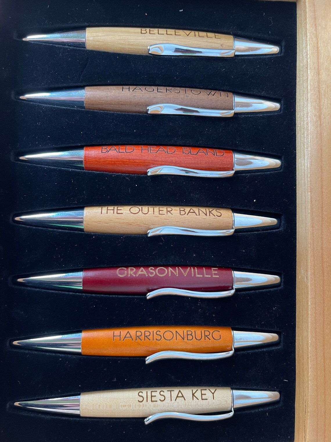 Custom Engraved Executive Pen Set Professional Executive Etsy