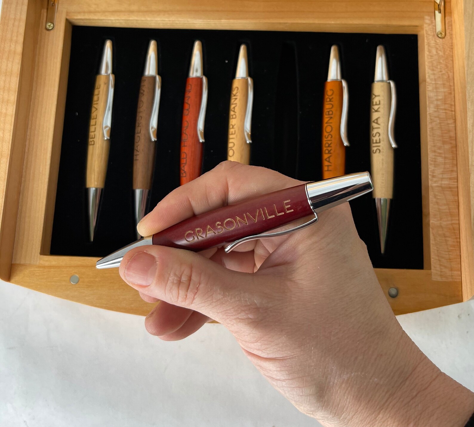 Custom Engraved Executive Pen Set Professional Executive Etsy