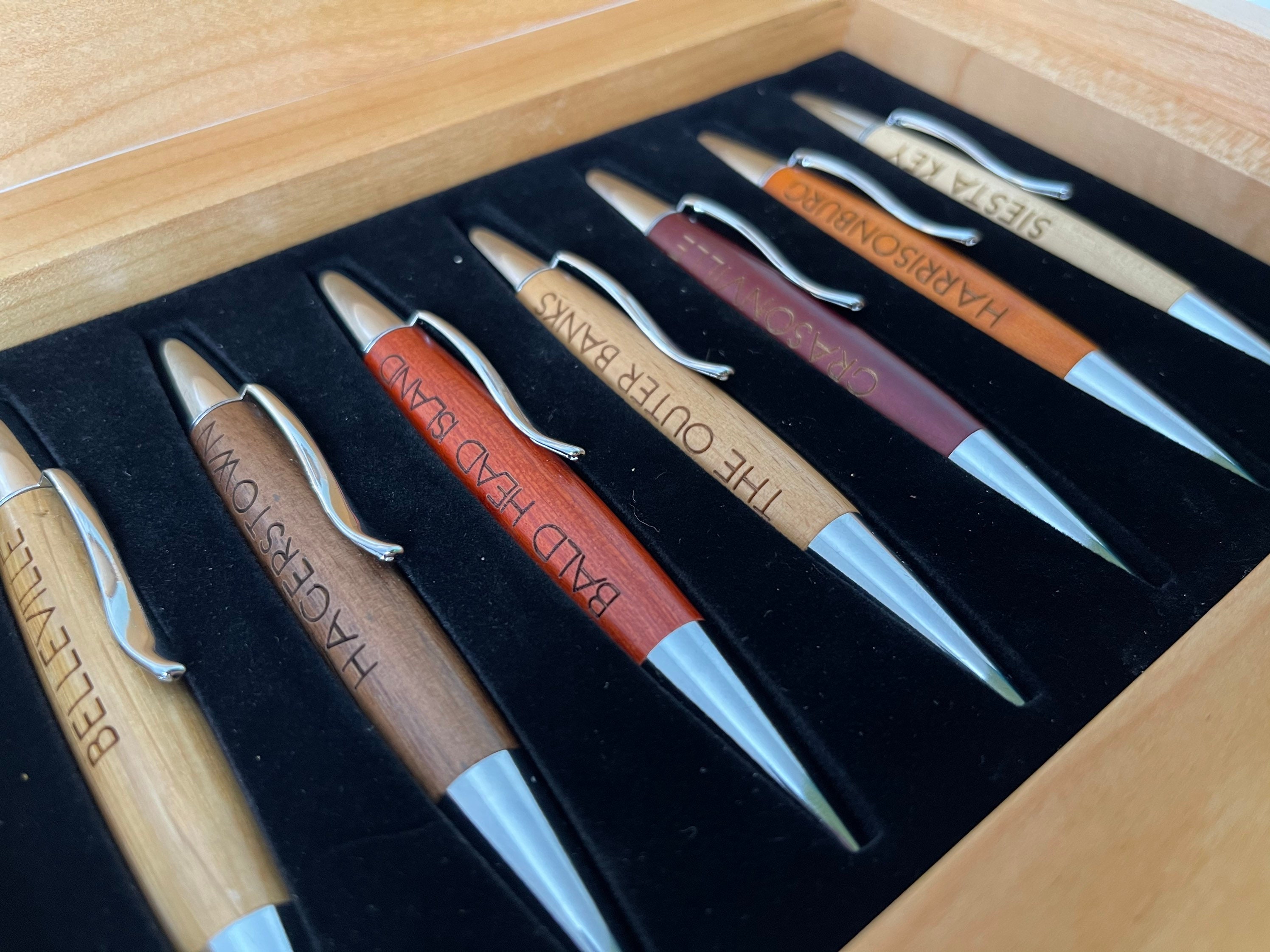 Custom Engraved Executive Pen Set Etsy