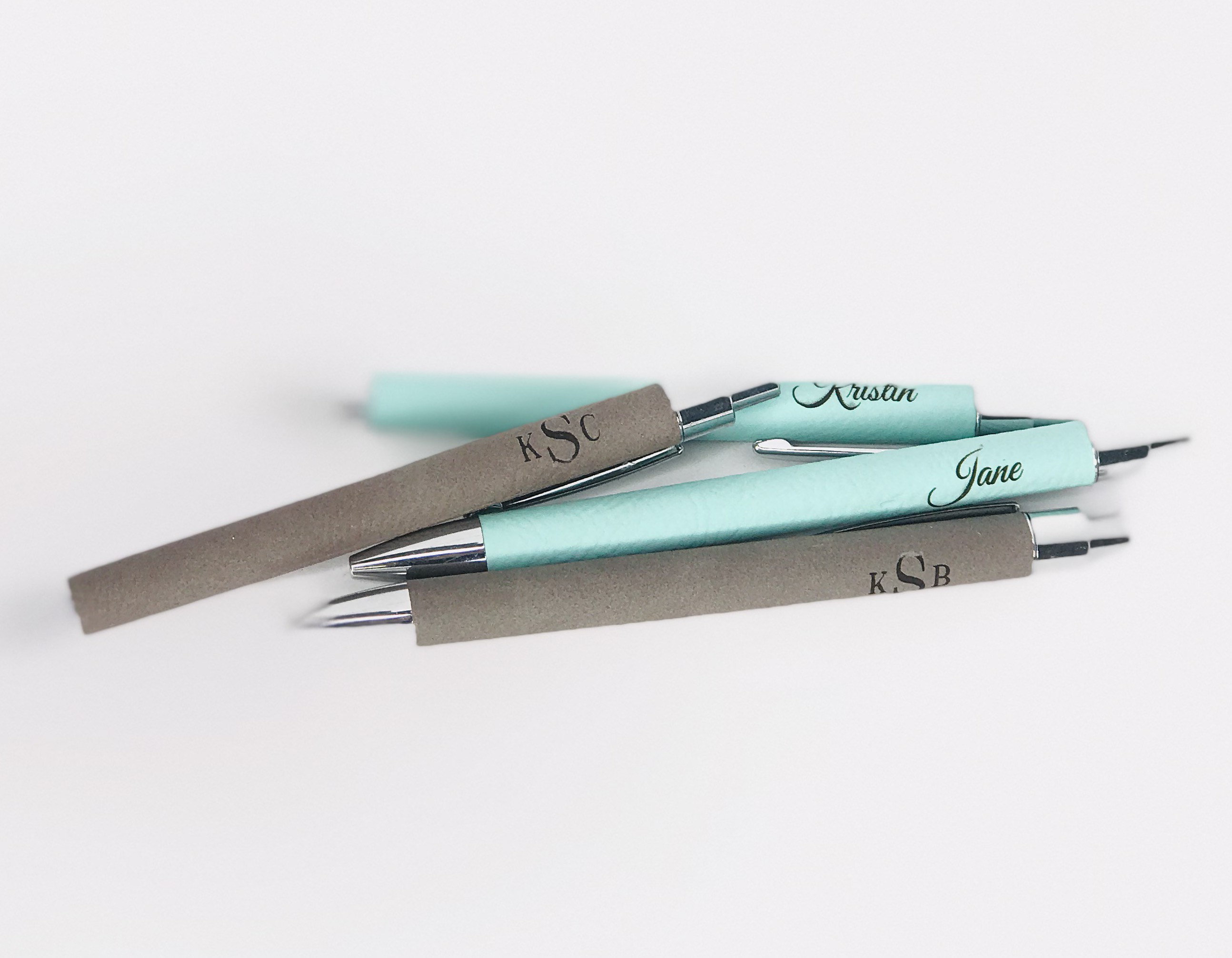 Personalized Vegan Leatherette Pen Promotional Pens Engraved Etsy Sweden