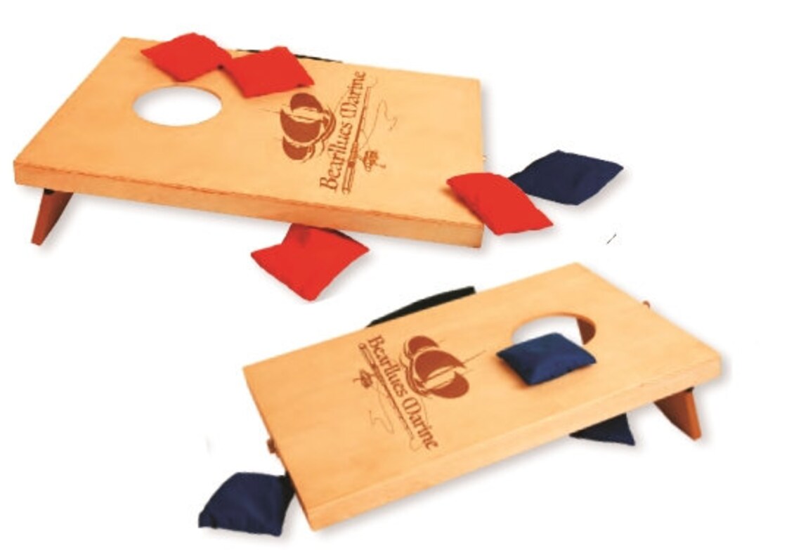 Mini Cornhole Game Cookout Family Games Party Games Custom Etsy