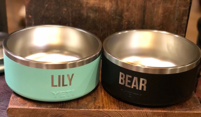 Engraved Yeti BOOMER 4 Dog Bowl Insulated Pet Bowls Etsy