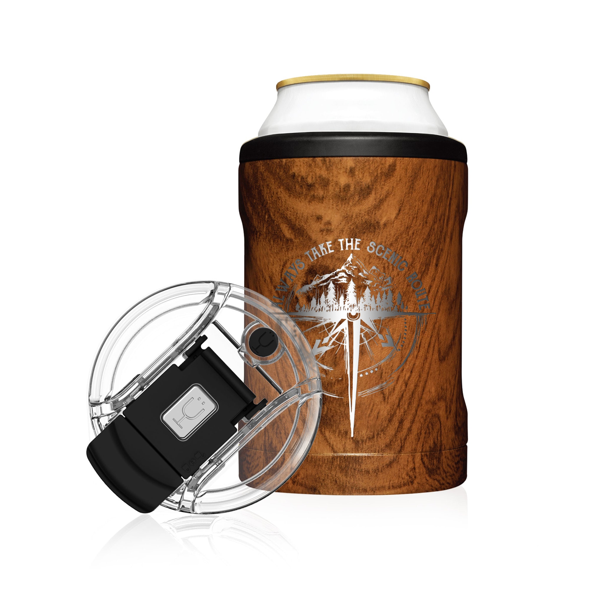 Personalized Brumate Hopsulator Duo Brümate Can Cooler 12oz Tumbler  Insulated Stainless Steel FREE Laser Engraving 