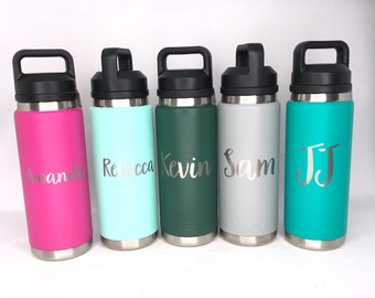 custom yeti rambler bottle