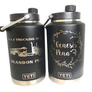 128oz Custom Engraved RTIC Gallon Jug