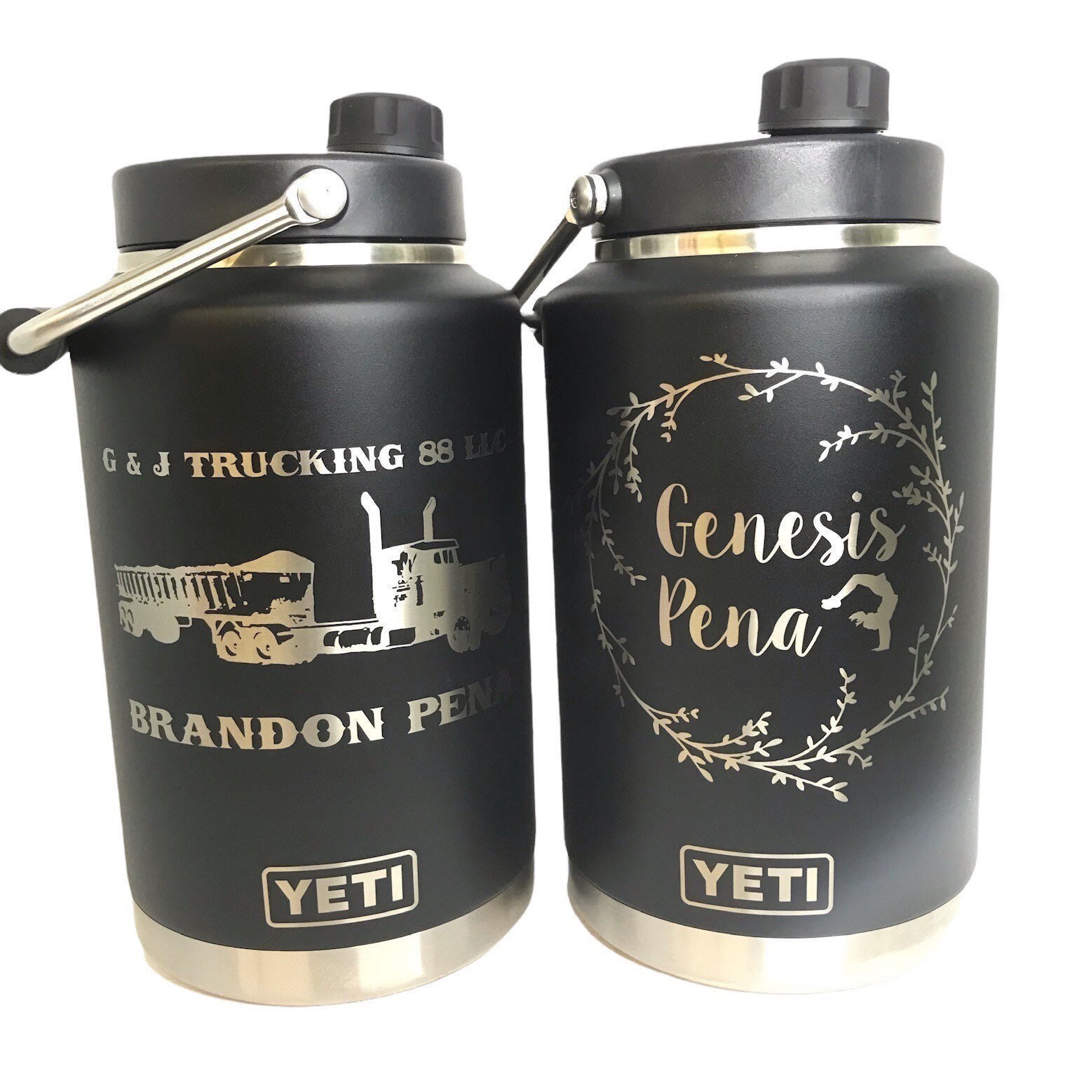 128oz Custom Gegraveerde YETI One Gallon Jug Gallon Growler Etsy België