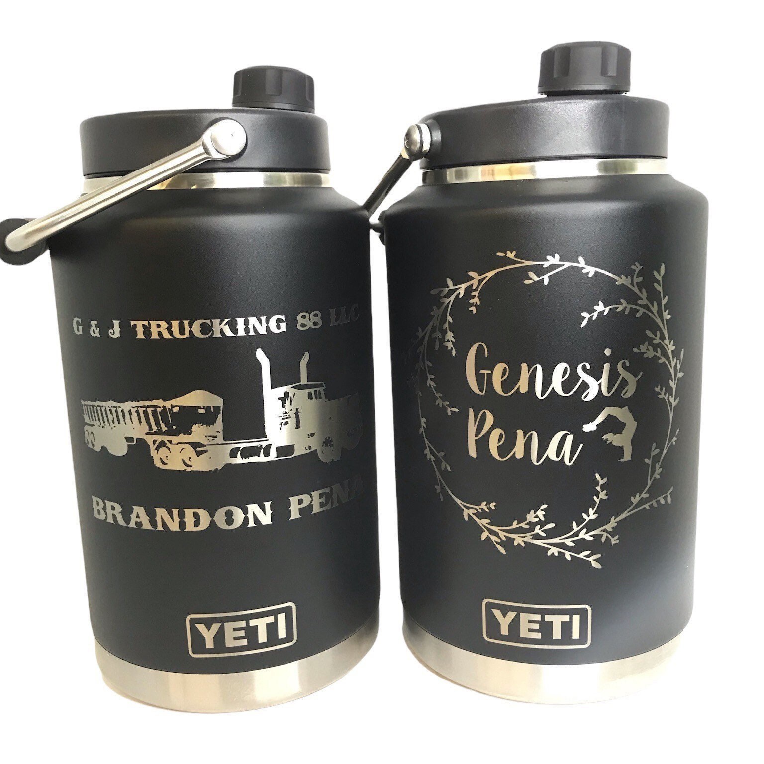 128oz Custom Engraved YETI One Gallon Jug, Gallon Growler, Vacuum