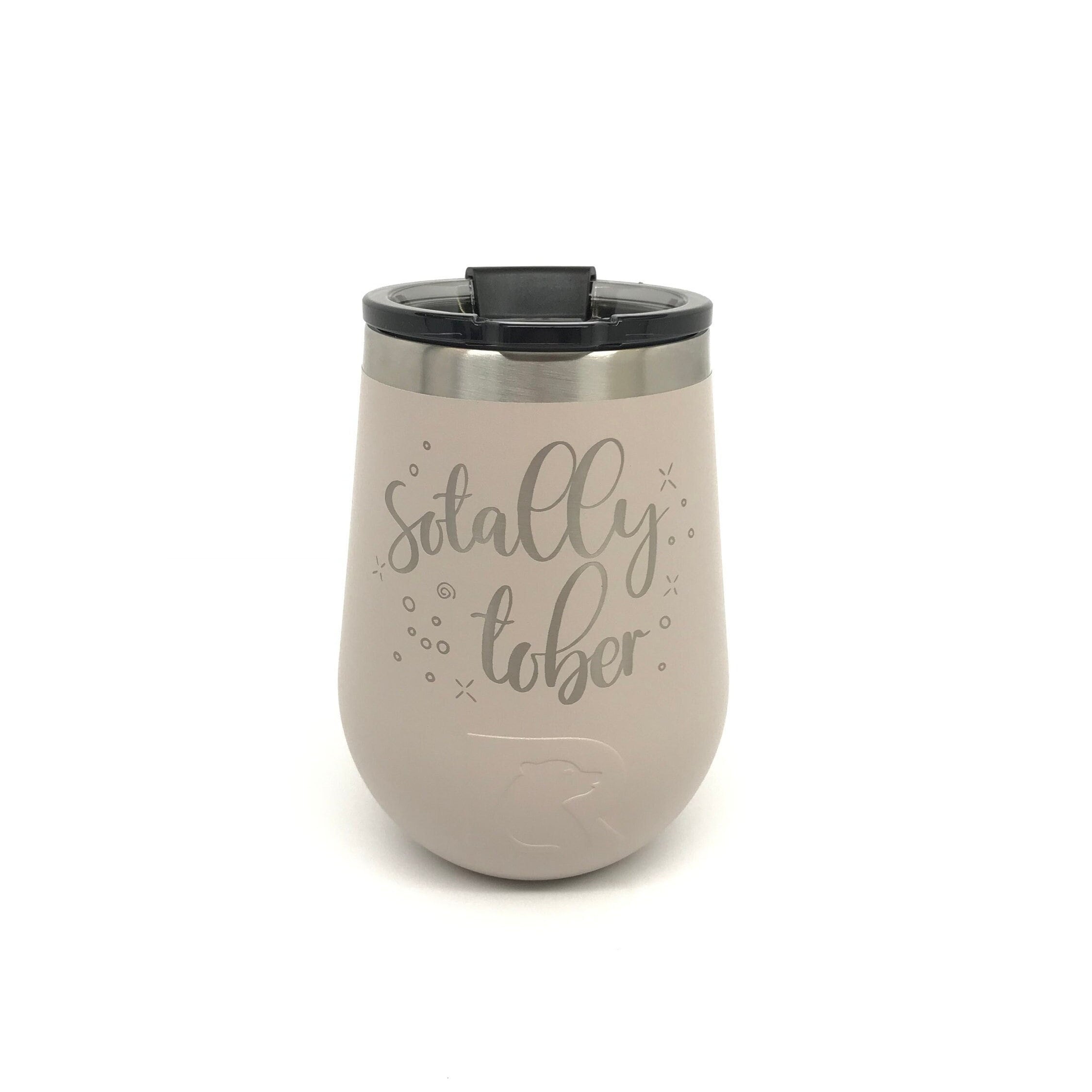 Insulated Stemless Wine Tumbler - 12 oz. (Personalized Initial & Name) (Min  Qty 1)