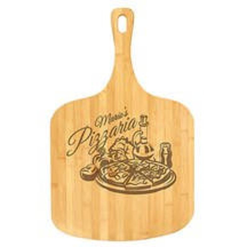 Personalized Bamboo Pizza Board Custom Cutting Board Gifts Etsy