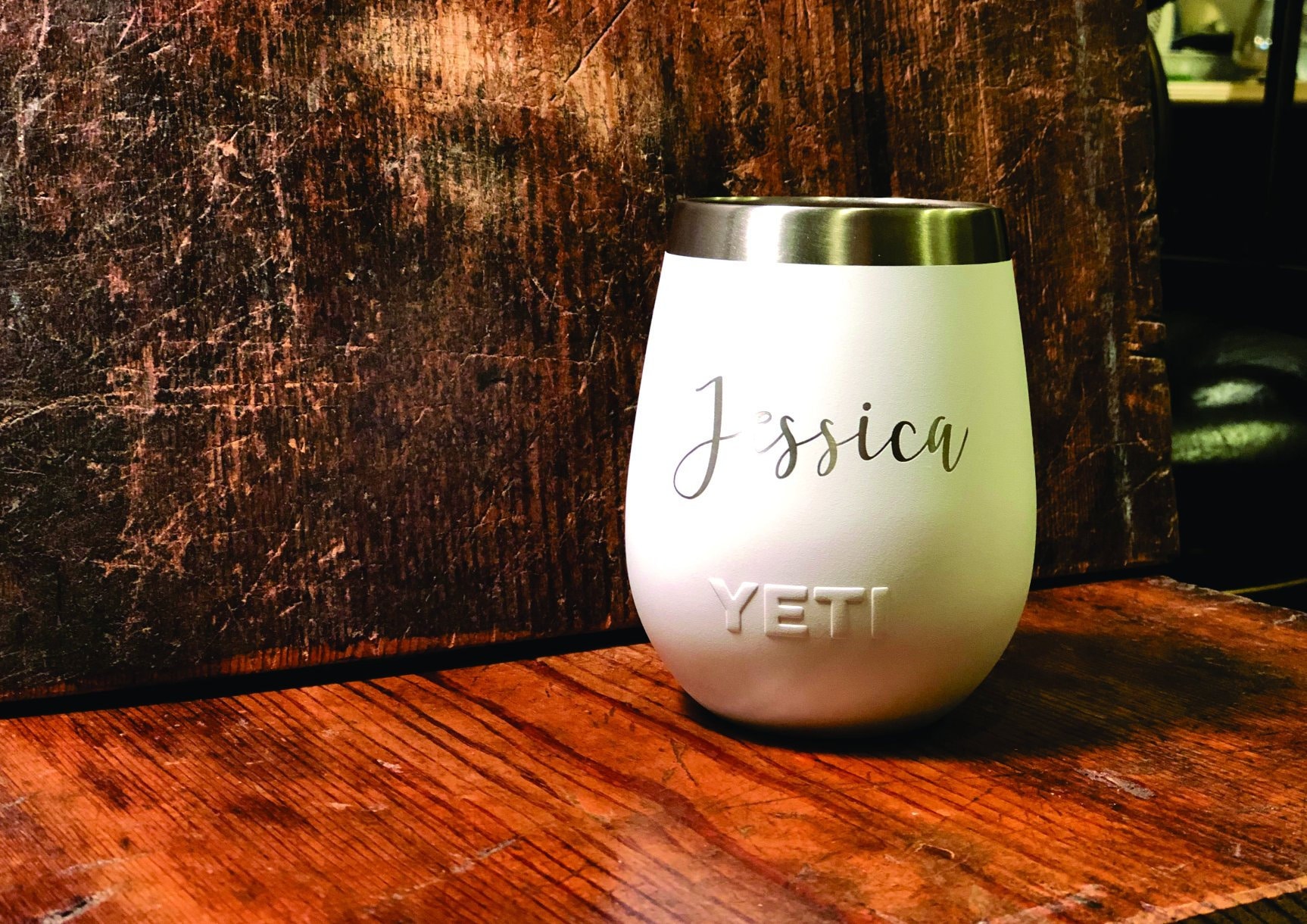 Engraved YETI Wine Tumbler 10oz Vacuum Sealed Tumblers Etsy