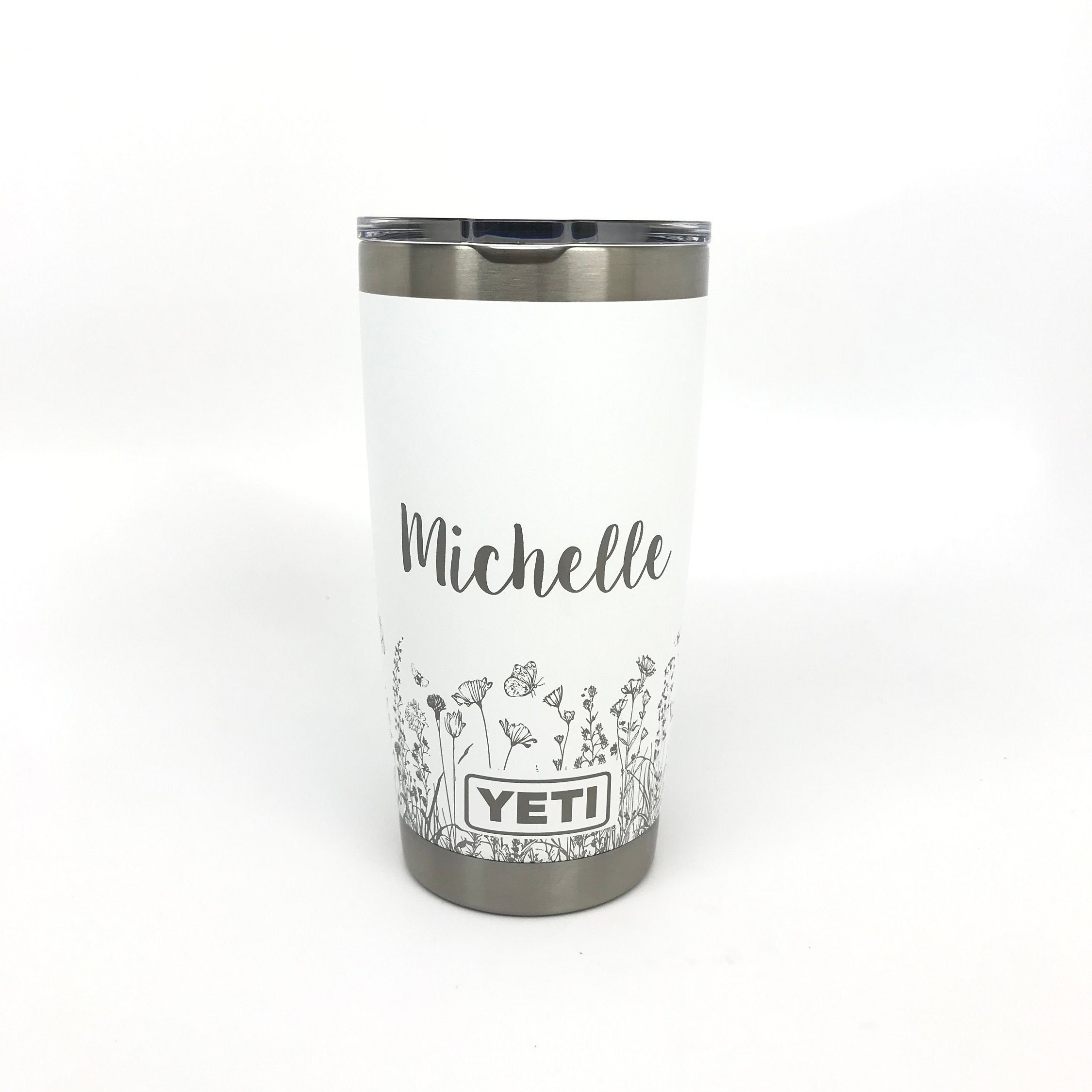 35oz Custom Engraved YETI Travel Mug W/ Handle & Straw Lid, Vacuum Sealed  Yeti With Straw Lid, Personalized Yeti Cup 