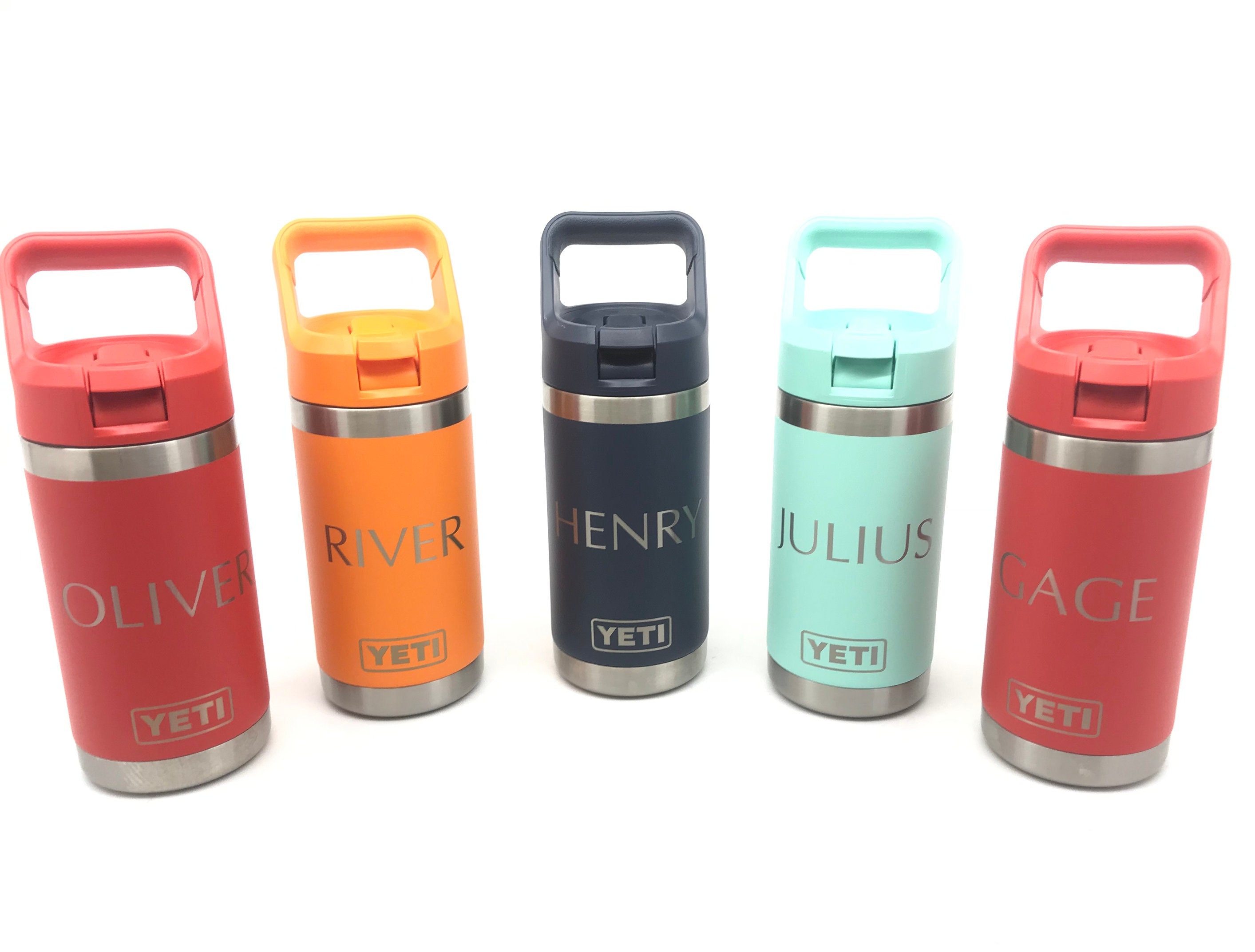 Personalized Engraved Kids YETI 12oz Water Bottle – Sunny Box