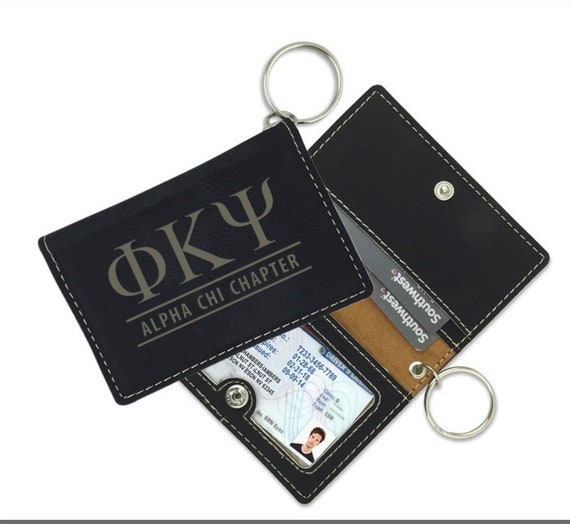 Id Card Holder With Key Ring