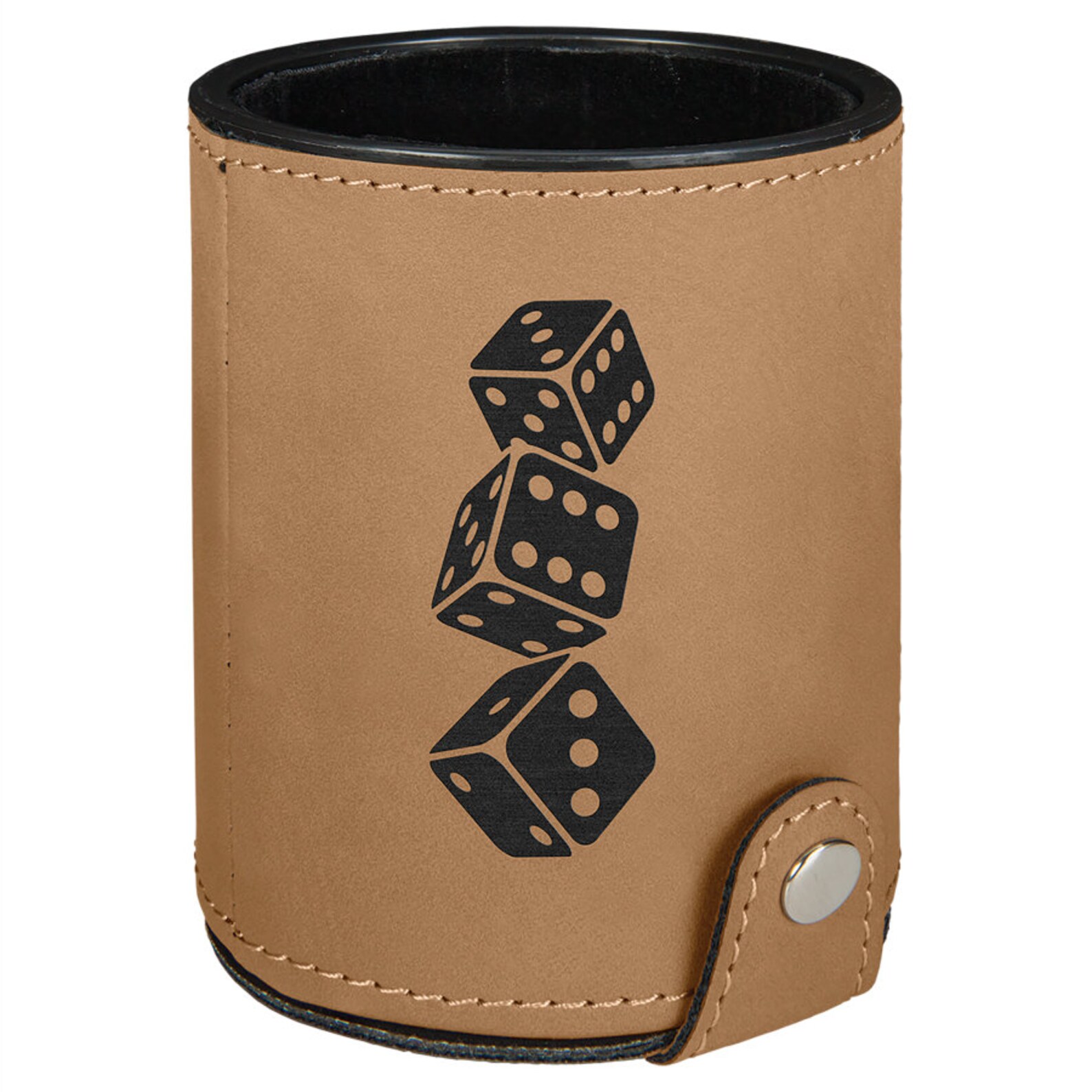 Dice Cup with 5 Dice Game Accessories Engraved Custom Dice Etsy