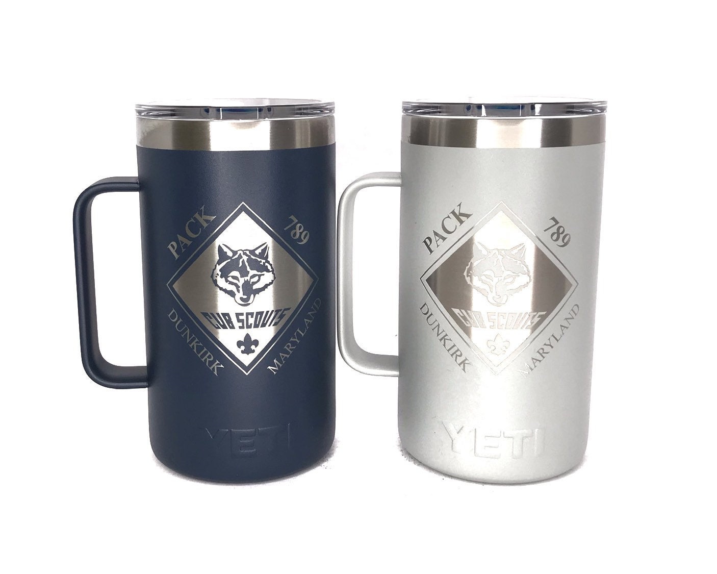 24oz Custom Engraved YETI Mug Vacuum Sealed mug with Handle Etsy