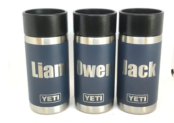 Custom Engraved 12oz YETI Hotshot Vacuum Sealed Kids Bottle 