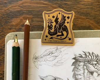 Draco metal journal clip, scrapbook clip, brass clip, binder clip, dragon stationery, dragon clip, DM tools, gift for DM, DnD stationery