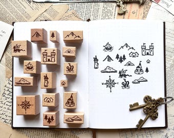 Fantasy map stamp kit