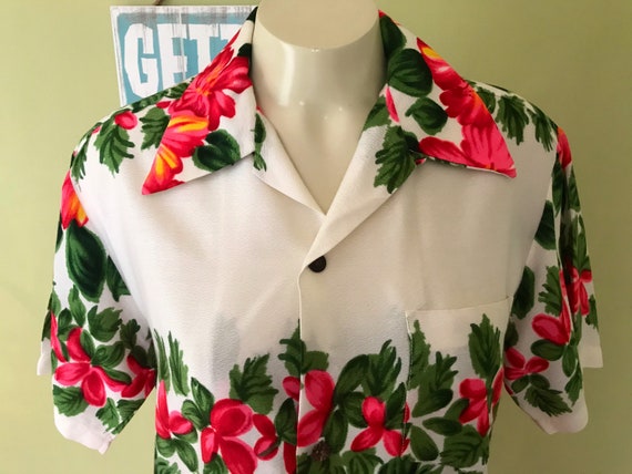 Vintage Aloha Shirt, Size XS - image 5