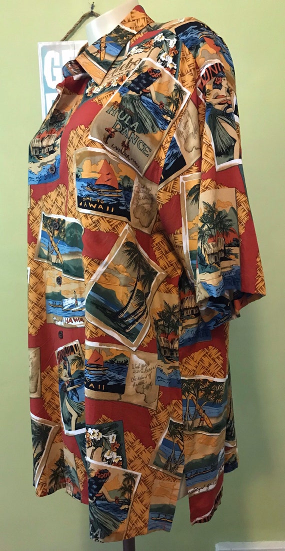 Hawaiian Aloha Shirt , Size X-Large - image 4