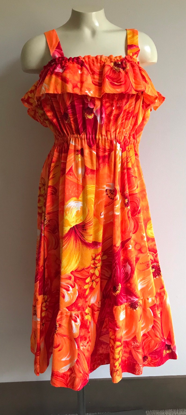 Vintage Hawaiian Dress XSmall