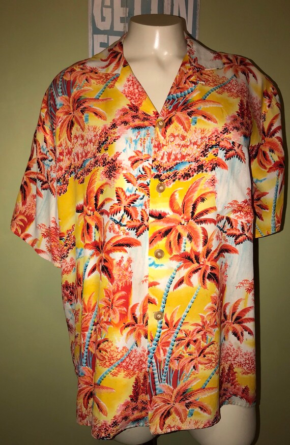 Vintage Aloha Shirt, Size Medium