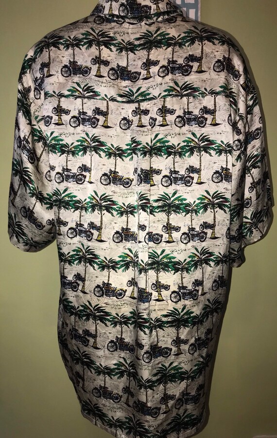 Vintage Harly Davidson Aloha Shirt , Size M/L - image 6