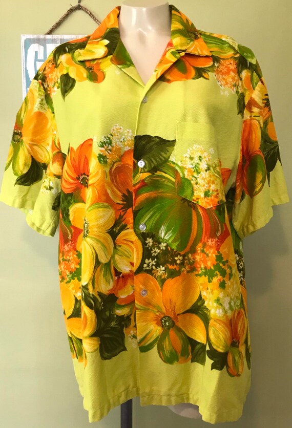 Vintage Aloha Shirt, Size XL