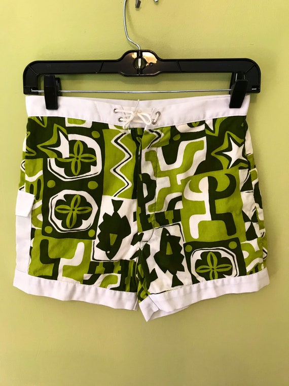 Vintage Cabana Shorts, Size XSmall