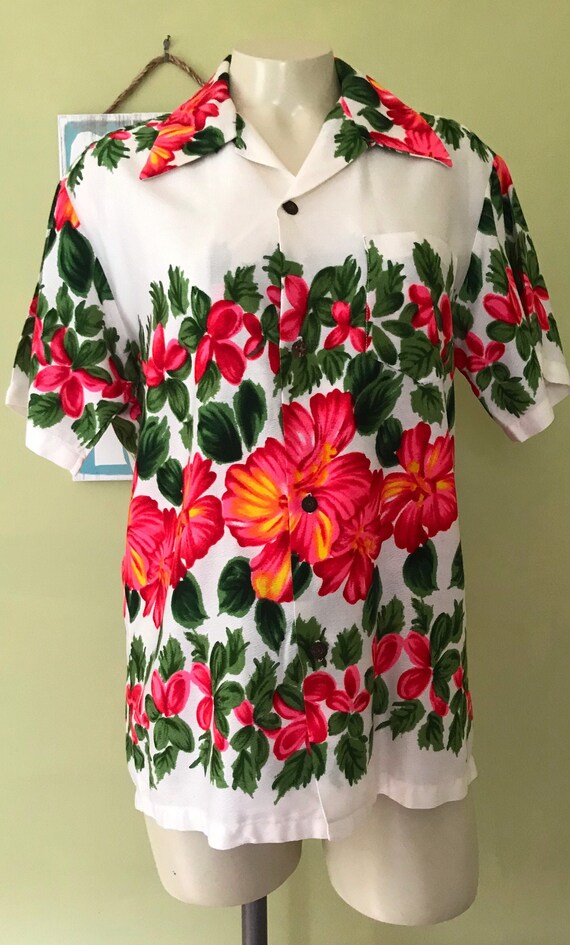 Vintage Aloha Shirt, Size XS - image 1