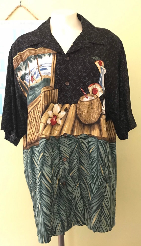 Tori Richard Aloha Shirt, Size XL - image 1