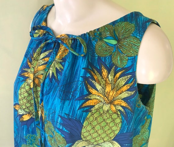 Vintage Hawaiian Dress, Size Medium - image 5