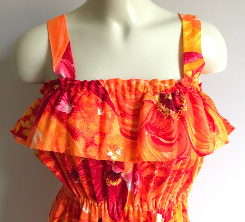Vintage Hawaiian Dress XSmall