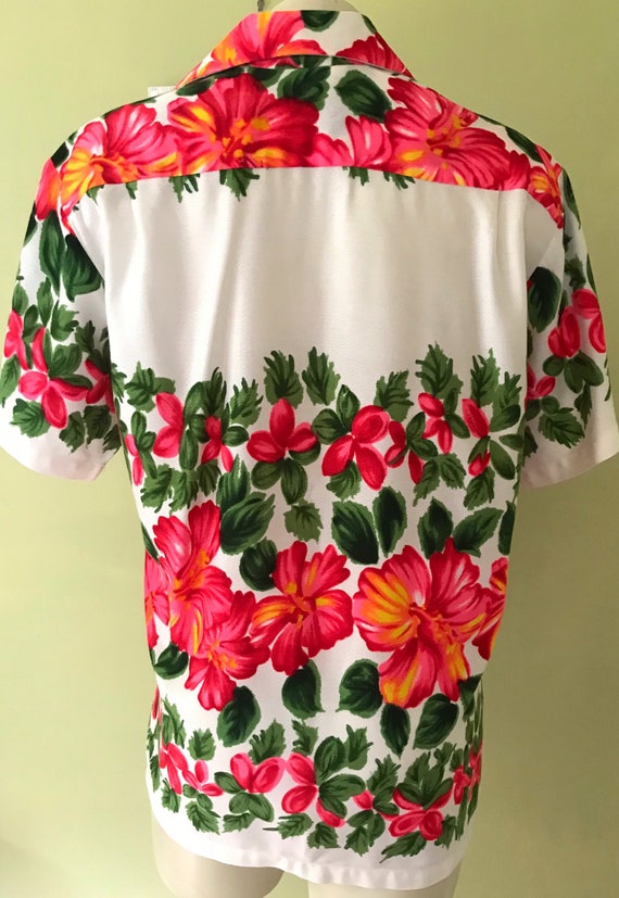 Vintage Aloha Shirt, Size XS - image 4