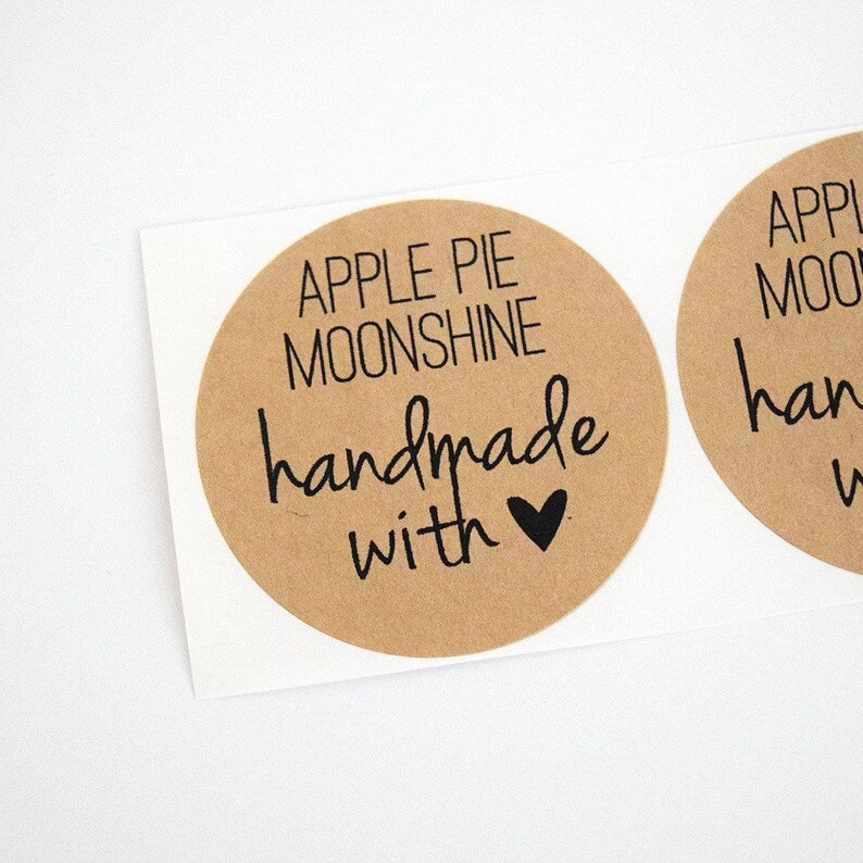 Apple Pie Moonshine Labels Apple Pie Moonshine Stickers Etsy