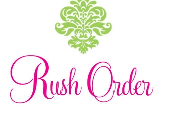 Rush order fee