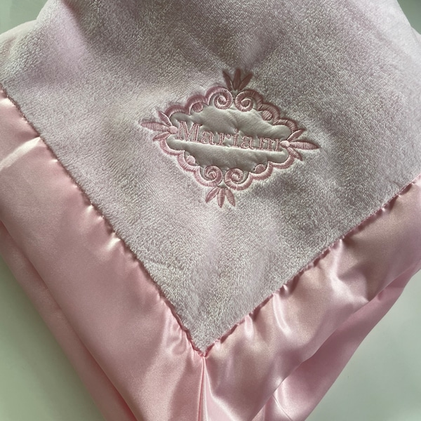 Satin Baby Blanket Etsy