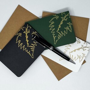 6 tarjetas de notas de helechos con sobres Kraft / Tarjetas que faltan / Regalo de papá de la planta / Señora de la planta loca / Escribe como un jefe