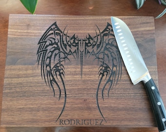 Personalisierte Schneidebretter handgemacht, 5. Jahrestag Geschenk für Ehemann, Geschenke für Papa von Tochter, Veteran Geschenk