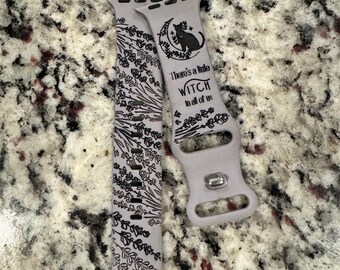 Praktisches Zauberhaftes Uhrenarmband für Apple, Silikon Uhrenarmband, 38mm Uhrenarmband Apfel, 42mm Uhrenarmband, Uhrenarmband graviert, Witch, Magic