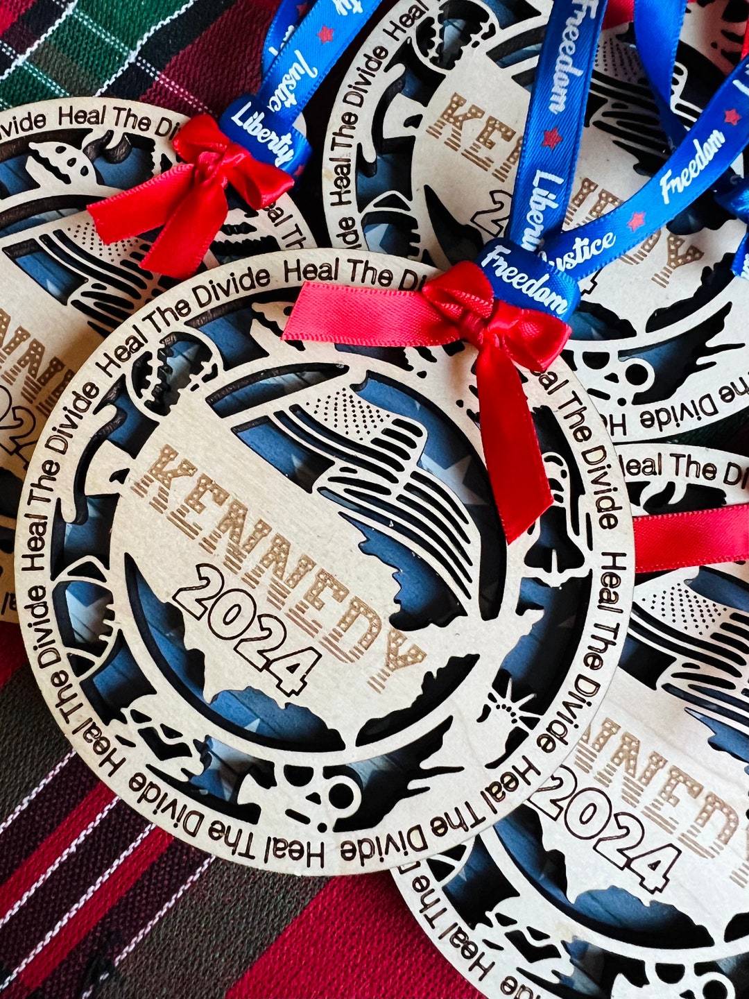 Kennedy 2024 Ornament, Kennedy für Präsident, RFK JR 2024, politisches
